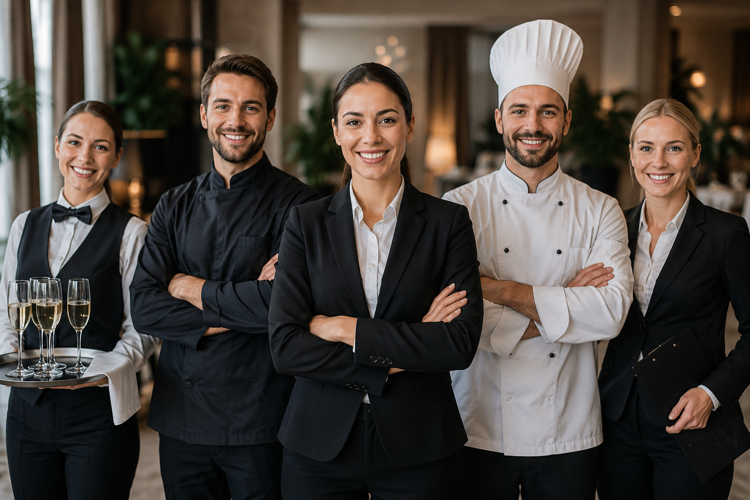 Professionelles TIMELESS-Team aus Service, Küche und Management
