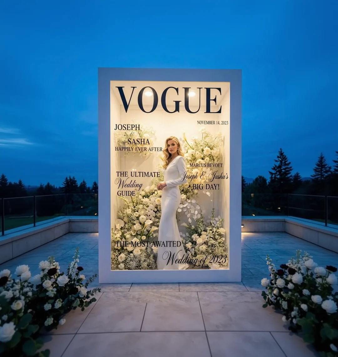 Vogue Wedding Backdrop
